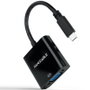 Nanocable Conversor USB-C a VGA 10 cm Negro 10.16.4101-BK